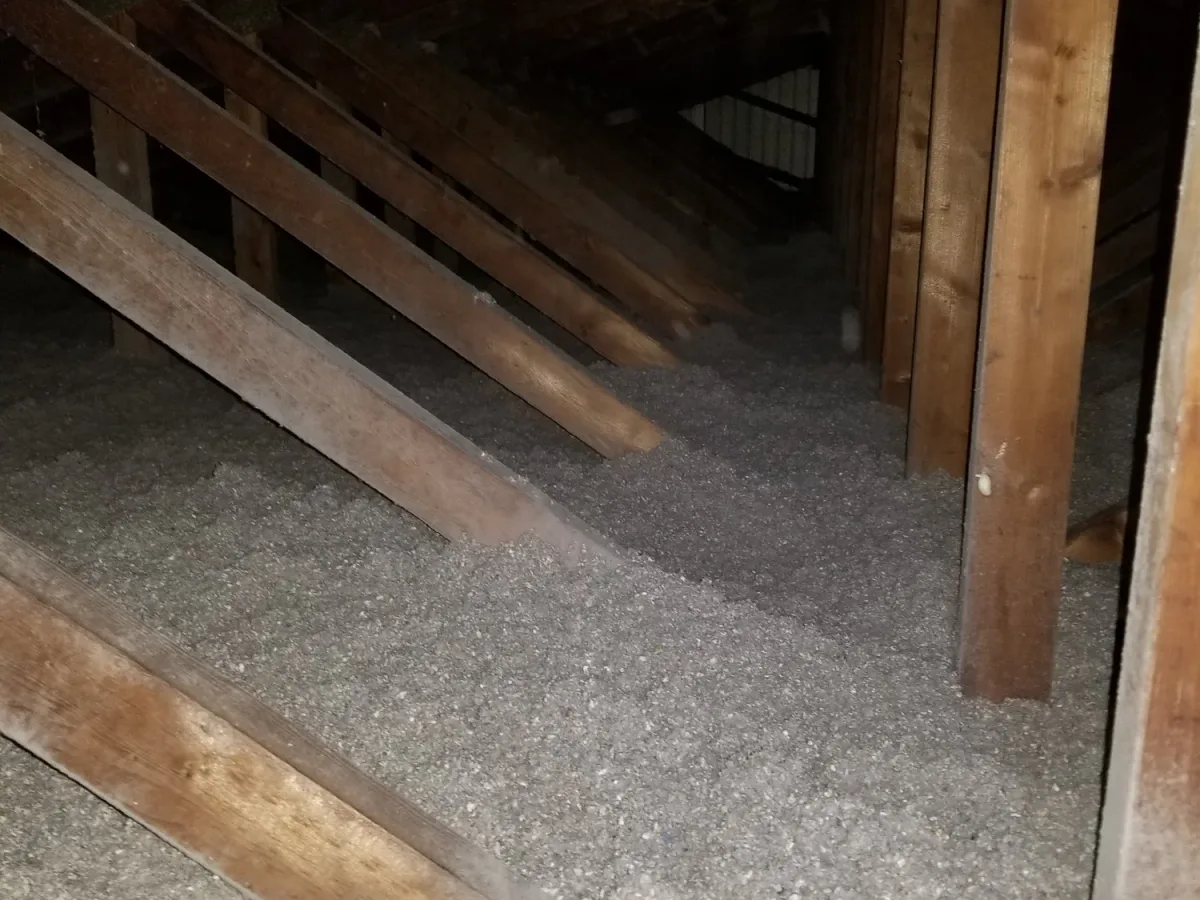 Attic blown to R-49 with cellulose insulation — Ed Residential LLC, Trappe, MD
