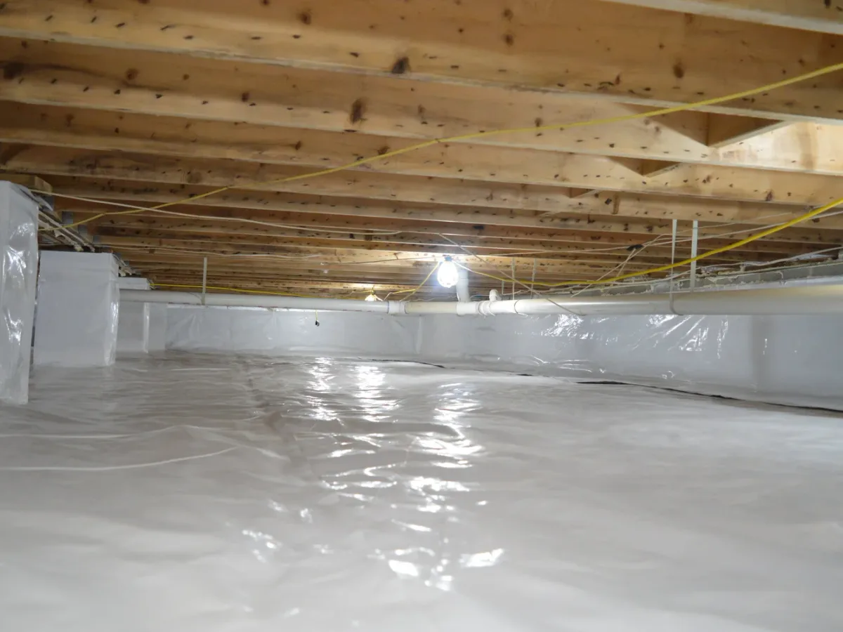 Finished crawlspace encapsulation — Ed Residential LLC, Trappe, MD
