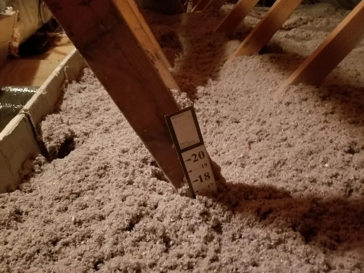 Blown-in cellulose attic insulation — Ed Residential LLC, Trappe, MD