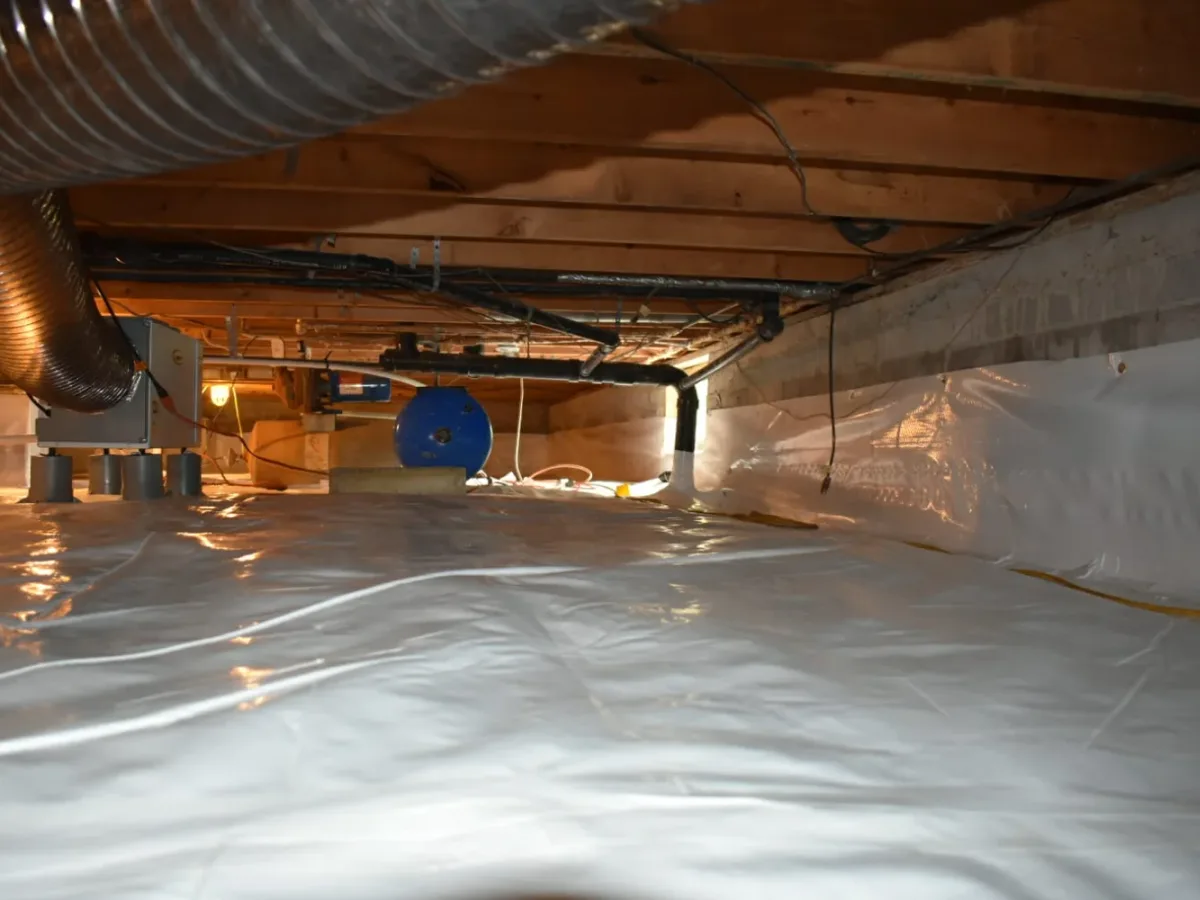 Crawlspace sealed wall to wall — Ed Residential LLC, Trappe, MD